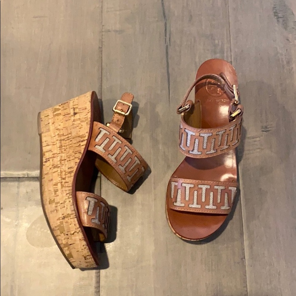 Tory Burch Platform Sandals 5.5